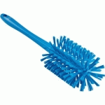 BROSSE CYLINDRIQUE AVEC MANCHE MOULÉ Ø90 MM BLEU - VIKAN