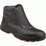 CHAUSSURES HAUTES AVEC RABAT CUIR S3 HRO HI SRC NOIR T47 - DELTA PLUS