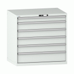 LISTA - ARMOIRE À TIROIRS (HXLXP) 100 X 102,3 X 72,5 CM KEY LOCK R7035