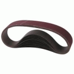 LOT 10 BANDES ABRASIVES POUR PONCEUSE PORTATIVE HAUTEUR 100 MM
