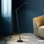 LUCEPLAN BERENICE LAMPADAIRE EN NOIR