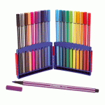 PACK CHEVALET DE 20 FEUTRES STABILO PEN 68
