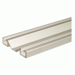 RAIL DOUBLE BAS - PORTE COULISSANTE - ARGENT - 5,14M - PRO LINE P100 SEED