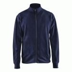 SWEAT ZIPPÉ MARINE TAILLE 4XL - BLAKLADER