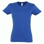 TEE-SHIRT PERSONNALISABLE ACTIVE 190 G FEMME BLEU ROYAL