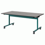 TABLE MALIBU RAB 160X80 T4 DL ST ANTIB BÉT F186/NO BLEU 5018