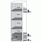 ARMOIRE SCLASSIC90 BAC-1968-DROITE-ACIER-CAILLEBOTIS-GRIS-3