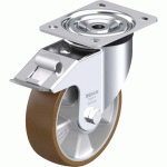BLICKLE - ROULETTE PIVOTANTE À FREIN Ø 160MM BANDAGE POLYURÉTHANE PU 400KG - L-ALB 160K-FI