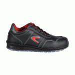 CHAUSSURES DE SÉCURITÉ BASSES EN CUIR ZATOPEK S3 SRC - NOIR ET ROUGE - TAILLE 40 COFRA