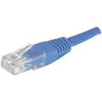 CORDON RJ45 CATEGORIE 5E U/UTP BLEU - 0,15 M