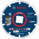 DISQUE À TRONÇONNER DIAMOND METAL WHEEL X-LOCK 125MM - BOSCH EXPERT - 2608900533
