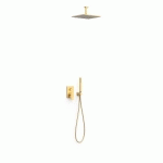 KIT DE DOUCHE ENCASTRÉ RAPID-BOX OR MAT - TRES 21128003OM