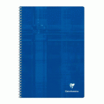 LOT DE 5 - CAHIER SPIRALE 21 X 29,7 CM QUADRILLÉ 4 X 8 MM 100 PAGES CLAIREFONTAINE