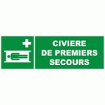 PANNEAU CIVIÈRE DE PREMIERS SECOURS