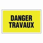 PANNEAU DANGER TRAVAUX 330X200 NOVAP