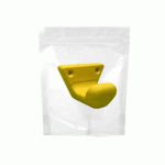 PATÈRE SOUPLE RENFORCÉ - REPREND SA FORME - CHARGE 3 KG - PARSAFE - JAUNE WATTELEZ