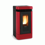 POÊLE À GRANULÉS - 12 KW - RÉSERVOIR 27 KG - WIFI - BORDEAUX - LUCIA LA NORDICA EXTRAFLAME