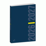 QUO VADIS - AGENDA ANNÉE SCOLAIRE - 2026-2027 - EUROTEXTAGENDA - JOURNALIER - MULTILINGUE - WELCOME - BLEU - 12 MOIS DE AOÛT À JUILLET - 12X17 CM