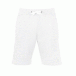 SHORT PERSONNALISABLE HOMME EN COTON BLANC