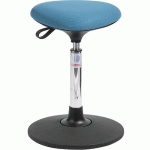 TABOURET SWAY TRIA - TISSU 3D - BAS - BLEU CLAIR - GLOBAL PROFESSIONAL SEATING