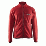VESTE MICROPOLAIRE ROUGE TAILLE XXXL - BLAKLADER