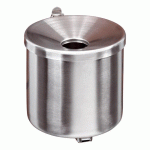 CENDRIER MURAL CIRCULAIRE 2 LITRES