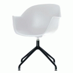 CHAISES MOON PIED NOIR ASSISE BLANCHE - PAPERFLOW