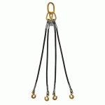 ELINGUE 4 BRINS TYPE N4 - F 1100 KG DIAM - 7MM - 7M - GODET