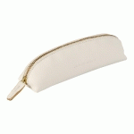 FLYING SPIRIT TROUSSE EN CUIR BLANC TRIANGULAIRE 18X4X4CM - BLANC - LOT DE 6