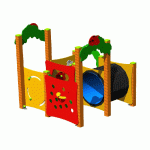 LABYRINTHE 4 MODULES JARDIN COCCINELLES JAMBES DE SCELLEMENT - MANUTAN COLLECTIVITÉS