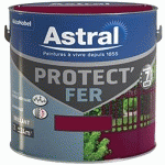 PEINTURE ROUGE BASQUE PROTECTRICE DES MÉTAUX FERREUX 2L