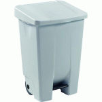 POUBELLE AGROALIMENTAIRE MOBILE À PÉDALE MOBILY - 80L - ROSSIGNOL PRO