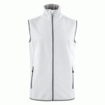 PRINTER TRIAL BODYWARMER HOMMES BLANC - TAILLE XXXL