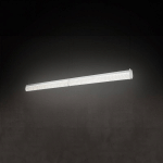 SLAMP SUSPENSION LED MODULA DOUBLE, PLISSÉ, GRIS