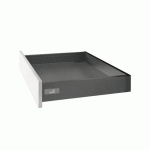 TIROIR SIMPLE INNOTECH ATIRA ARGENT - PUSH TO OPEN 30KG - H70MM L470MM HETTICH