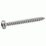 VIS À BOIS AGGLOMÉRÉ - TÊTE CYLINDRIQUE - TORX - INOX A2 - 4,5X30 - B200 ACTON