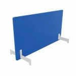 ADEMA+ ECRAN POSTE DOUBLE L140 CM ACIER BLANC/TISSU BLEU - CLEN