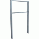 ARCEAU VÉLOS TUBE AVEC BARRE TRANSVERSALE-750MM-GALVANISÉ - SCHAKE