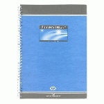 LOT DE 5 - CAHIER SPIRALE CONQUÉRANT SEPT A4 21 X 29,7 CM PETITS CARREAUX 180 PAGES