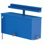 KIT RÉCUPÉRATION EAU 100 L POULAILLER URBECOL ALU BLEU 5015 - URBEMOB