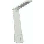 LAMPE DE TABLE LED RECHARGEABLE 4 WATT - COULEUR BLANC/ARGENT VTAC