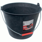 SEAU CAOUTCHOUC 11 LITRES - DIAMÈTRE DE L'ANSE 5,3 MM - TALIAGOM JUNIOR TALIAPLAST