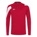 SWEAT 1/2 ZIP ACTION ENFANT - ELDERA - ROUGE/BLANC