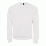 SWEAT PERSONNALISABLE CLASSIQUE MOLLETON EXPERT BLANC
