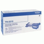 TONER BROTHER TN2210 NOIR POUR IMPRIMANTE LASER - TONER AUTHENTIQUE