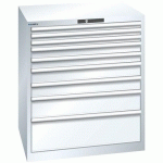 ARMOIRE BLANC PUR 870X725X1000 AVEC 9 TIR. 75KG _ 78.702.110 - LISTA