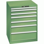 ARMOIRE VERT 717X725X850 AVEC 7 TIR. 200KG _ 78.642.030 - LISTA