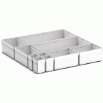 BACS RANGEMENT CUBIO EKK5100 10 COMPARTIMENTS - BOTT - MANUTAN COLLECTIVITÉS