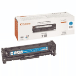 CARTOUCHE LASER CANON 718 C - CYAN - 2900 PAGES