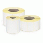 ÉTIQUETTE PAPIER BLANC MAT POUR IMPRIMANTE JET D'ENCRE COULEUR 100 X 100 MM DIAMÈTRE 76 MM